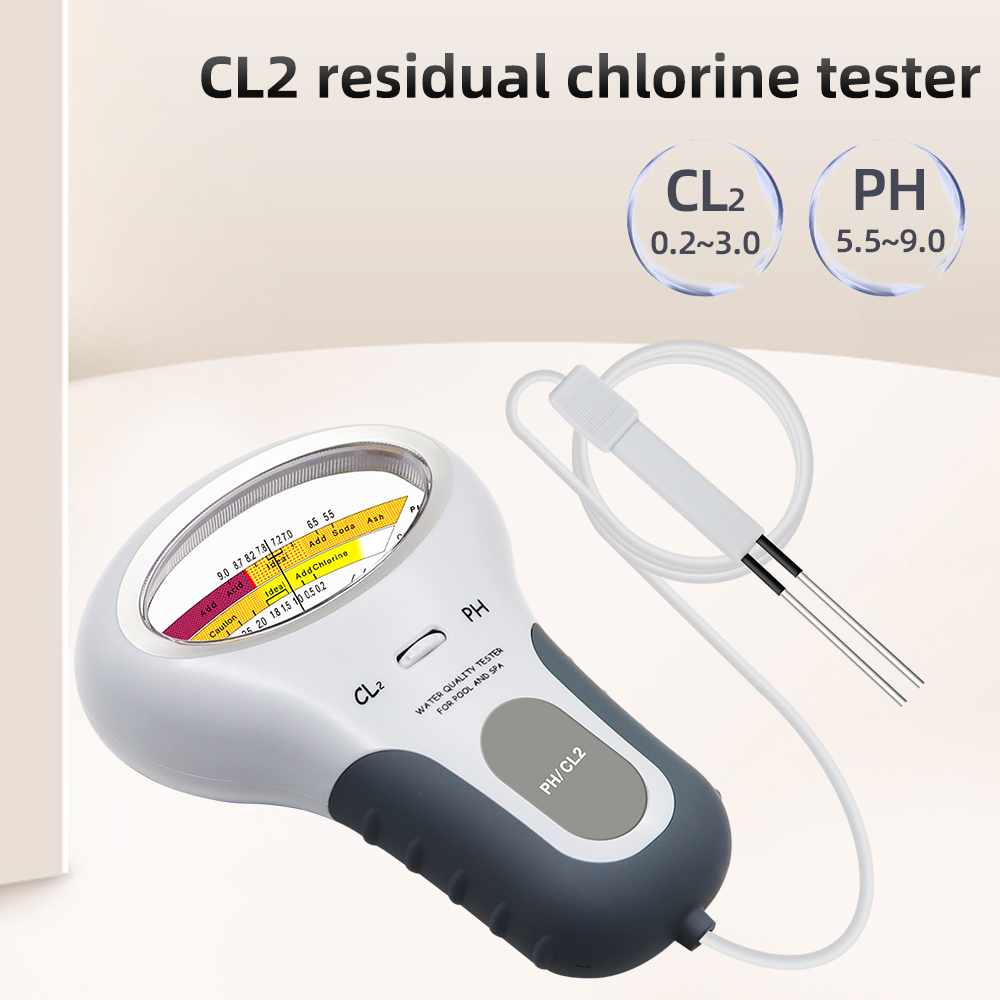 Aquarium Test Kit - 2 In 1 염소 감지기 PH
