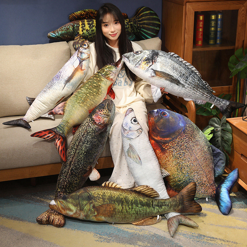 Aquarium Fish Rainbow - 새로운 사실적인 바다 물고기 피라냐 봉제