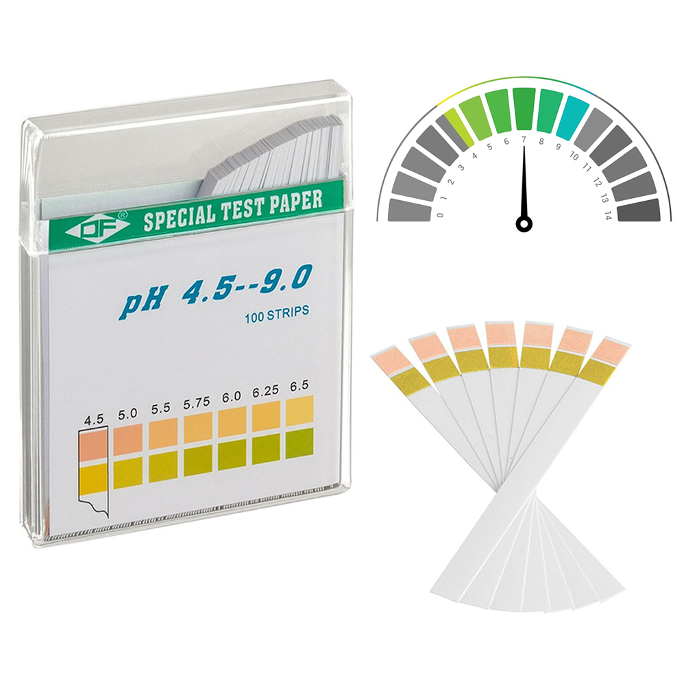 Aquarium Test Kit - 100Pcs PH 종이 스트립 키트 가정용