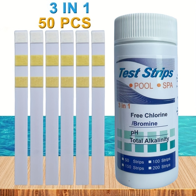 Aquarium Test Kit - 염소 PH 테스트 스트립 SPA 수영장