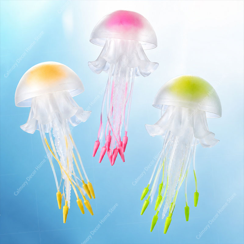 Fish Toys For Aquarium - 창의적인 시뮬레이션된 떠다니는 형광 발광 효과