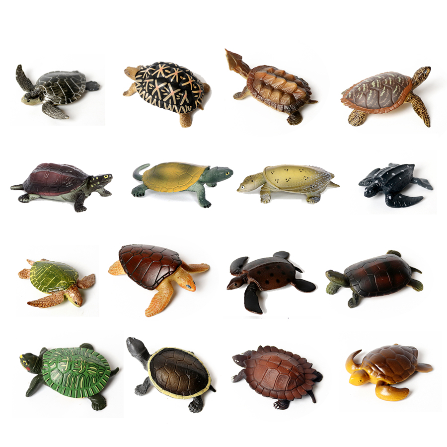 Fish Toys For Aquarium - 현실적인 미니어처 해양 생물 바다 거북이