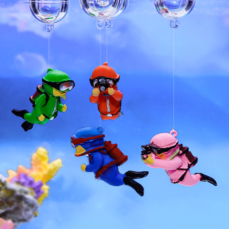 물고기 탱크 다이버 장식품 조경 장식 수족관 선물 인기 - Fish Toys For Aquarium 리뷰 및 가격