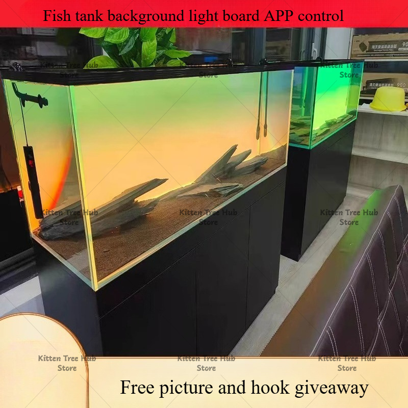 어항 배경판 LED 수족관 잔디 탱크 백색광 RGB 레 - Aquarium Fish Rainbow 리뷰 및 가격