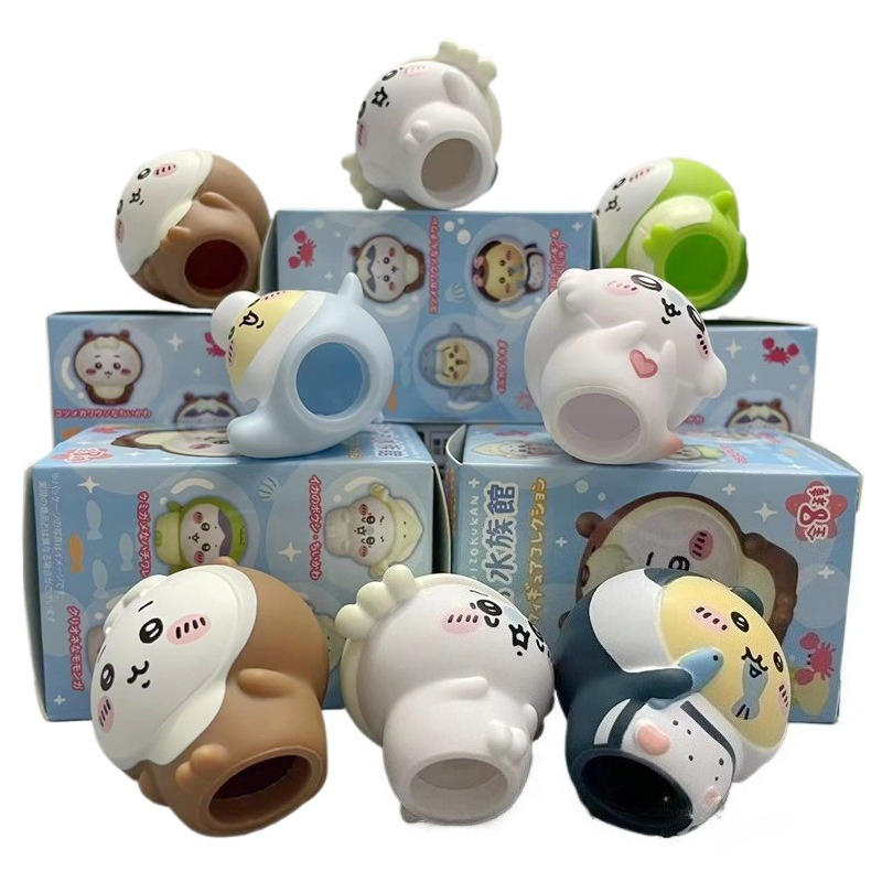 8개입/박스 귀여운 치이카와 아쿠아리움 블라인드 박스  - Fish Toys For Aquarium 리뷰 및 가격