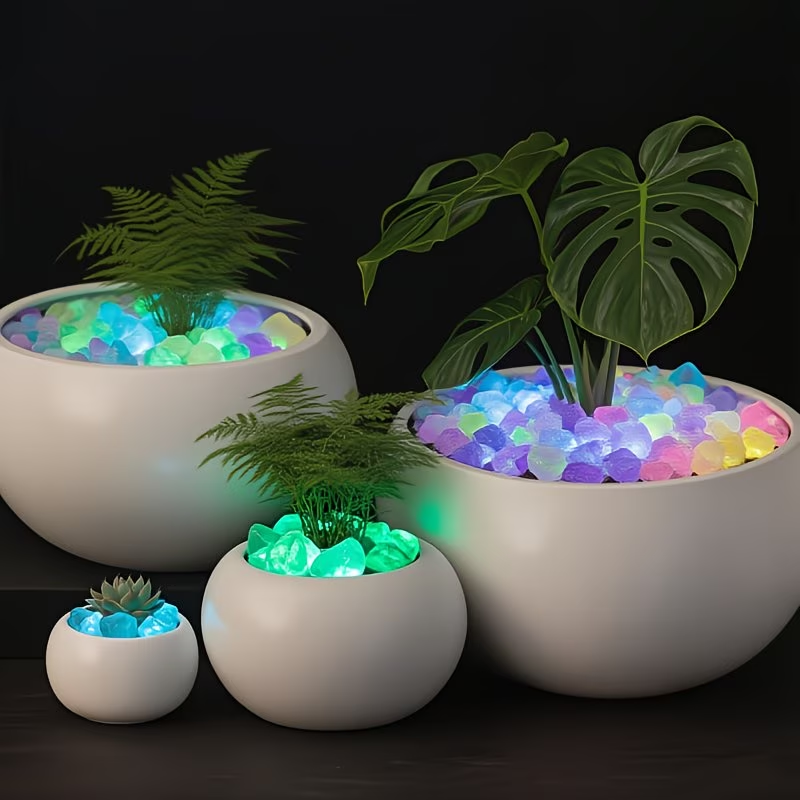 300PCS 빛나는 조약돌 세트, 0.9-1.5cm 수 - Aquarium Fish Bowl 리뷰 및 가격