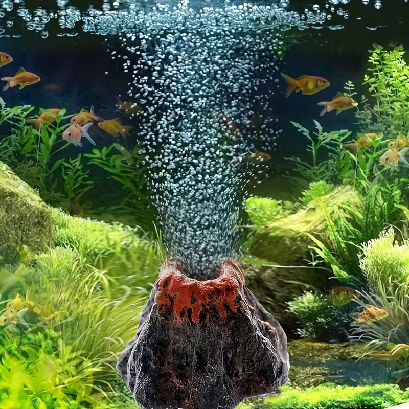 수족관용 화산 버블 스톤, 배터리 필요 없음, 산소 공 - Fish Toys For Aquarium 리뷰 및 가격
