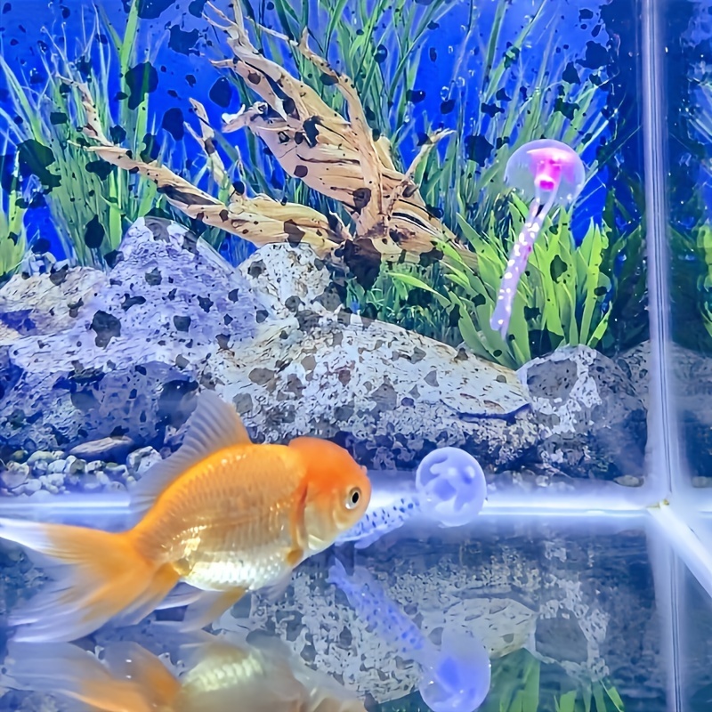 3/5개 야광 해파리 수족관 장식, 다양한 색상의 떠다 - Fish Toys For Aquarium 리뷰 및 가격