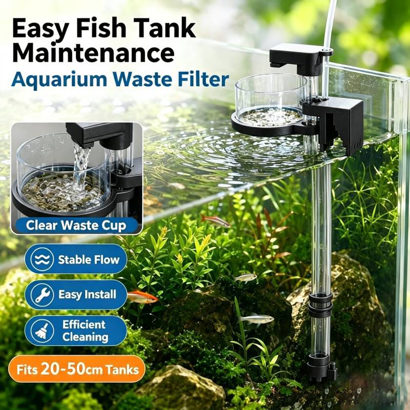 분리형 에어 리프트 수족관 물고기 배설물 수집기 배설물 - Cleaner Fish Aquarium 리뷰 및 가격