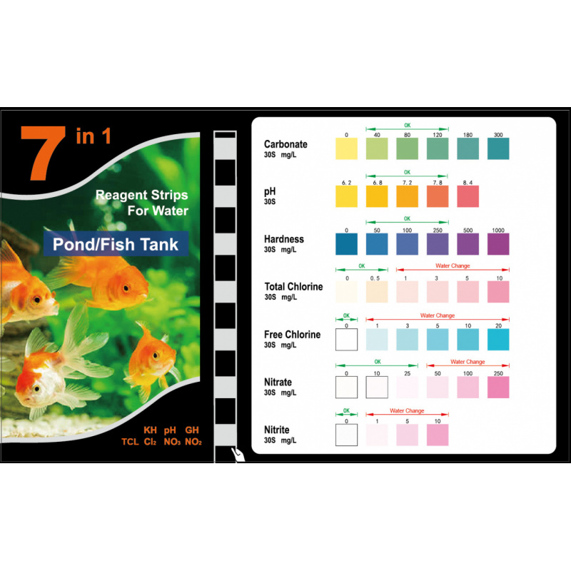 7-In-1 PH 테스트 스트립, 수족관 풀 테스트 키 - Aquarium Test Kit 리뷰 및 가격