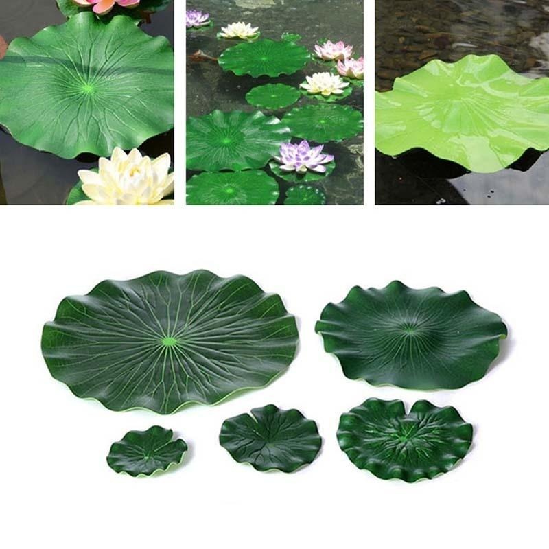 2026년 인공 수련 꽃 없는 연잎 연못 장식 수족관  - Aquarium Fish Pond 리뷰 및 가격