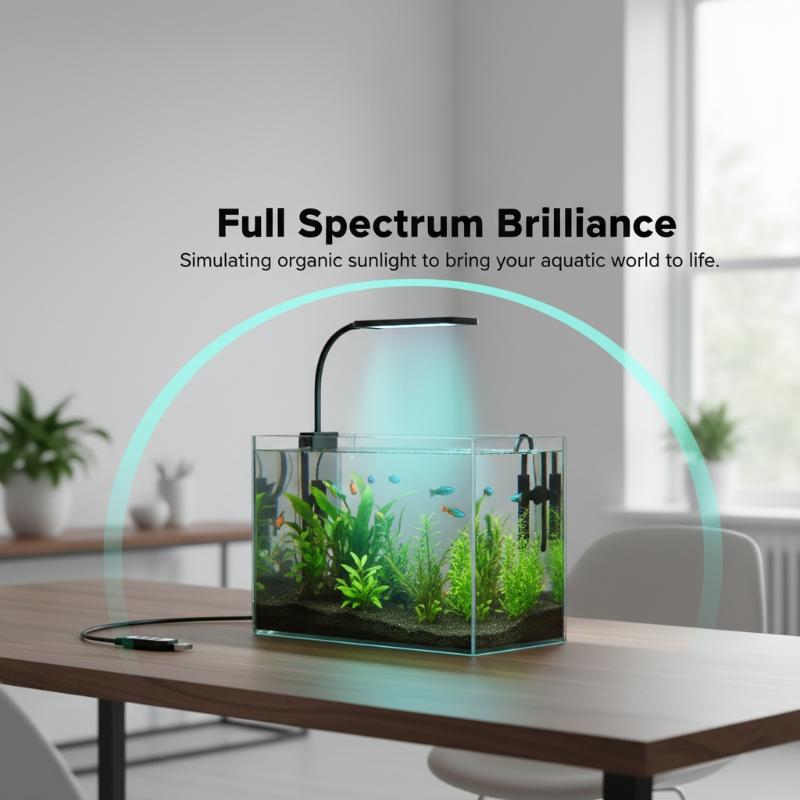 USB 수족관 클립 조명, 가정 사무실 데스크탑 어항  - Fish Aquarium Home 리뷰 및 가격