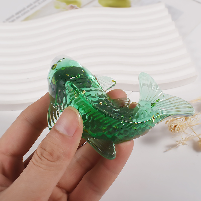 3D 잉어 모양 에폭시 수지 몰드 바다 동물 잉어 문어 - Aquarium Fish Bowl 리뷰 및 가격