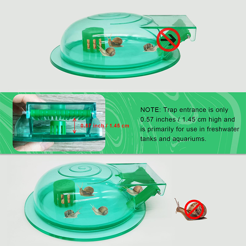 수족관 달팽이 트랩, 담수 어항용 플라스틱 달팽이 포획 - Aquarium Fish Green 리뷰 및 가격