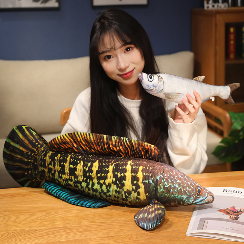 새로운 사실적인 바다 물고기 피라냐 봉제 인형, 실물  - Aquarium Fish Rainbow 리뷰 및 가격