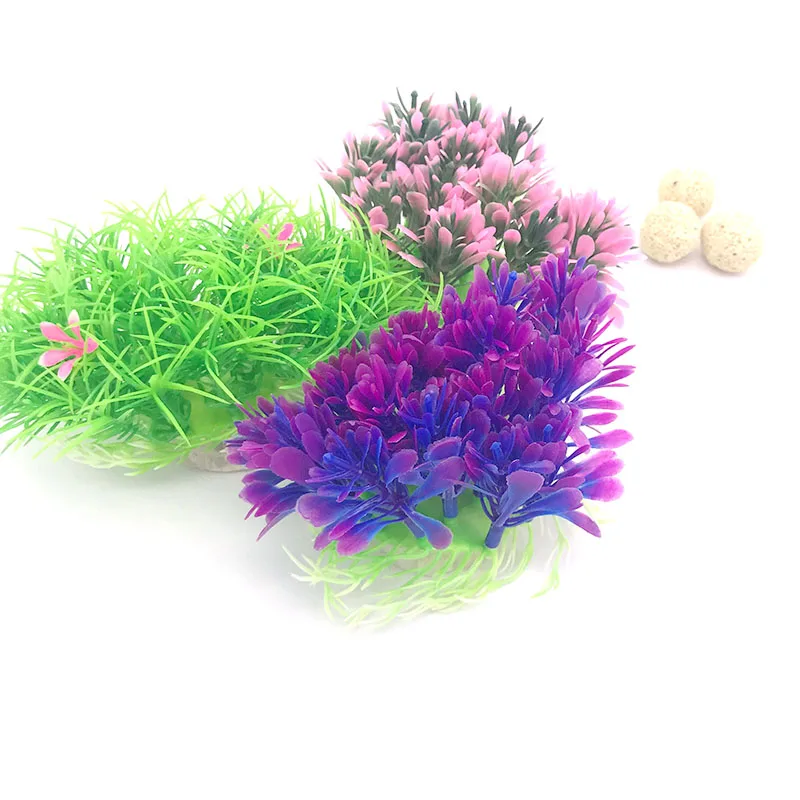 인공 넓은 짧은 어항 수족관 플라스틱 식물 시뮬레이션  - Aquarium Fish Green 리뷰 및 가격