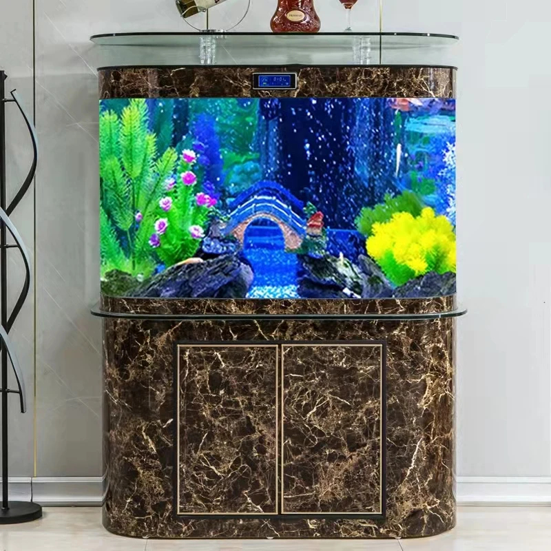 맞춤형 어항 300갤런 대형 해수어항 가정 장식 어항 - Fish Aquarium Home 리뷰 및 가격
