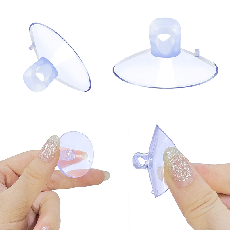 버섯 머리 빨판 PVC 투명 유리 빨판, 구멍 뚫린 투 - Aquarium Fish Bowl 리뷰 및 가격