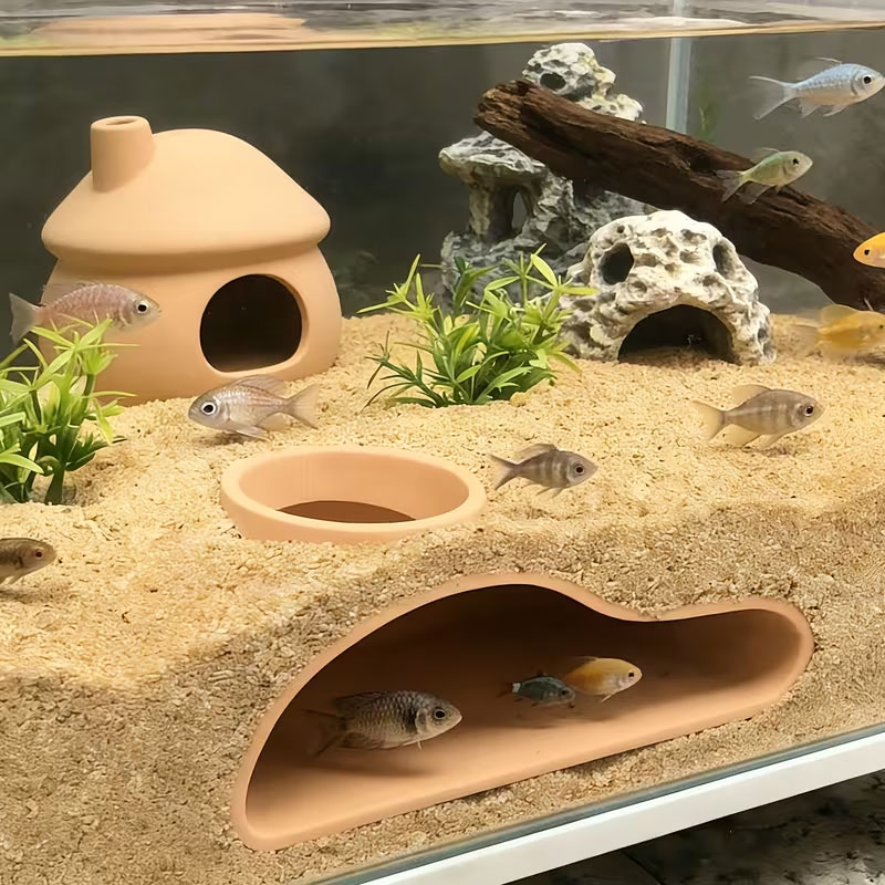 아크어리움 물고기 터널 은신처 |     구피, 베타  - Fish Toys For Aquarium 리뷰 및 가격
