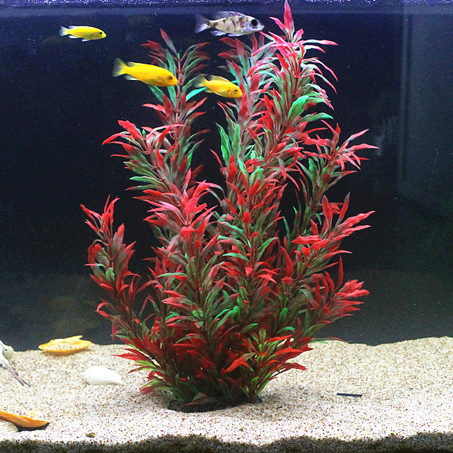 50CM 인조 어항 희귀 식물 수족관 가짜 대나무 잎  - Aquarium Fish Gallery 리뷰 및 가격