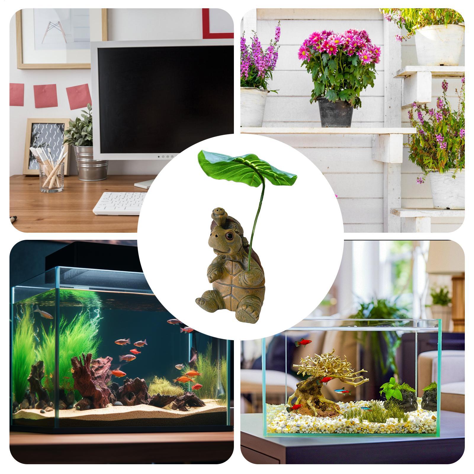 거북이 피규어 어항 장식 바다거북 조각상 레진 수족관  - Fish Aquarium Home 리뷰 및 가격