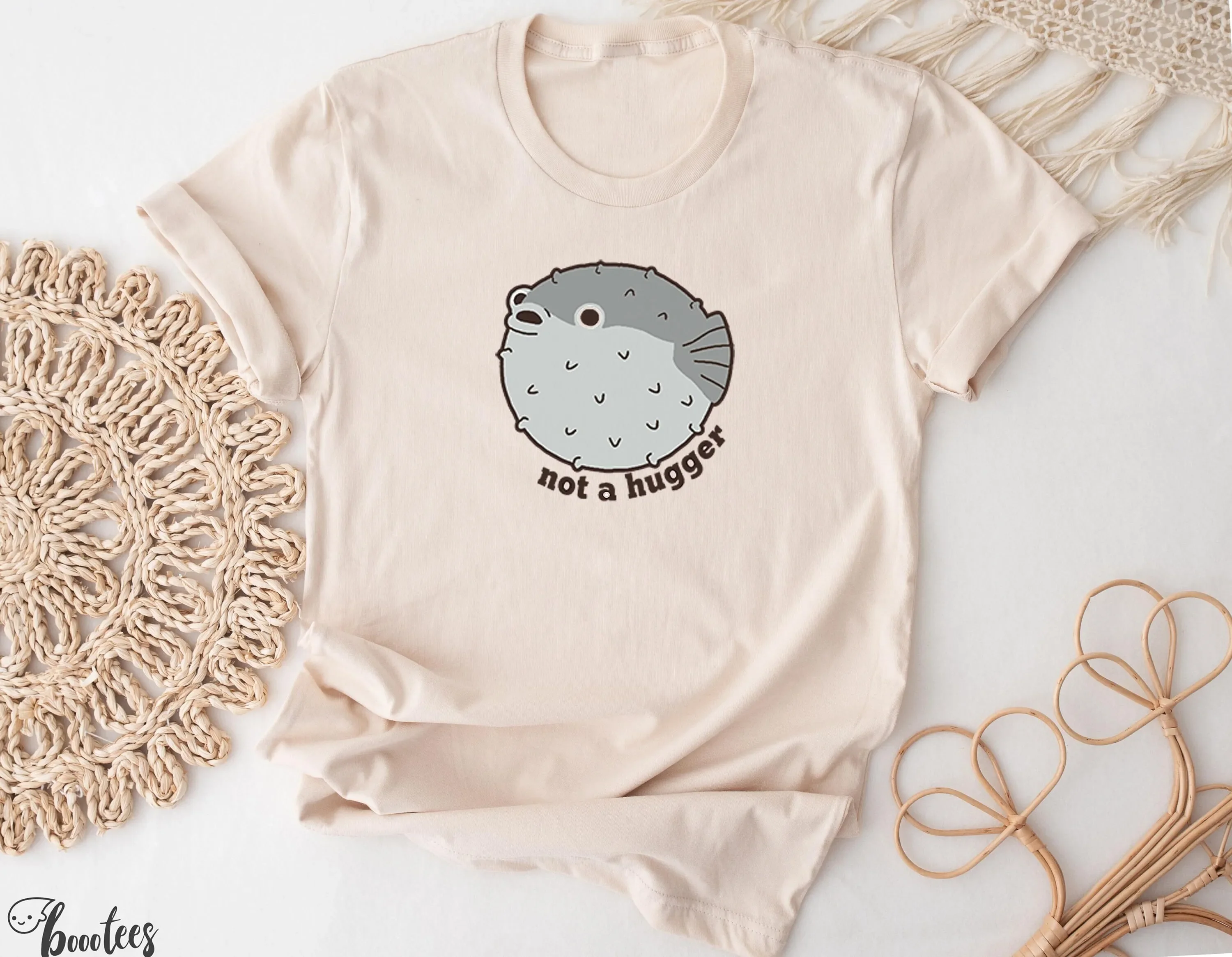 Not A Hugger T Shirt Funny Blo - Aquarium Fish Meme 리뷰 및 가격