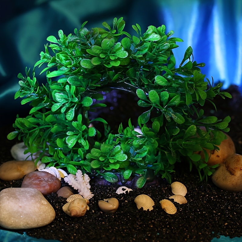 수중 화환 인공 수중 플라스틱 수족관 어항 수생 가짜  - Aquarium Fish Green 리뷰 및 가격