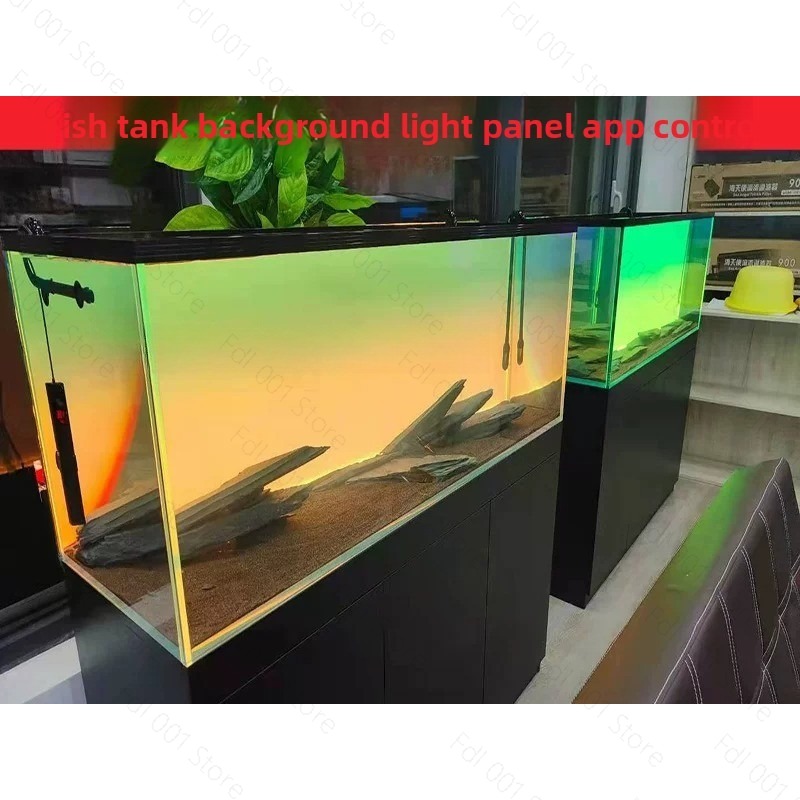 어항 배경판 LED 수족관 잔디 탱크 화이트 라이트 R - Aquarium Fish Rainbow 리뷰 및 가격
